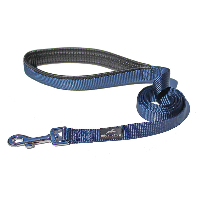 Miro & Makauri Nylon Dog Lead - Navy