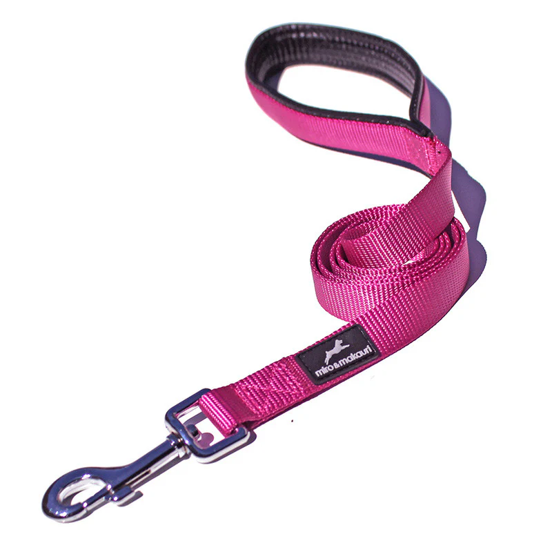 Miro & makauri Nylon Dog Lead - Pink