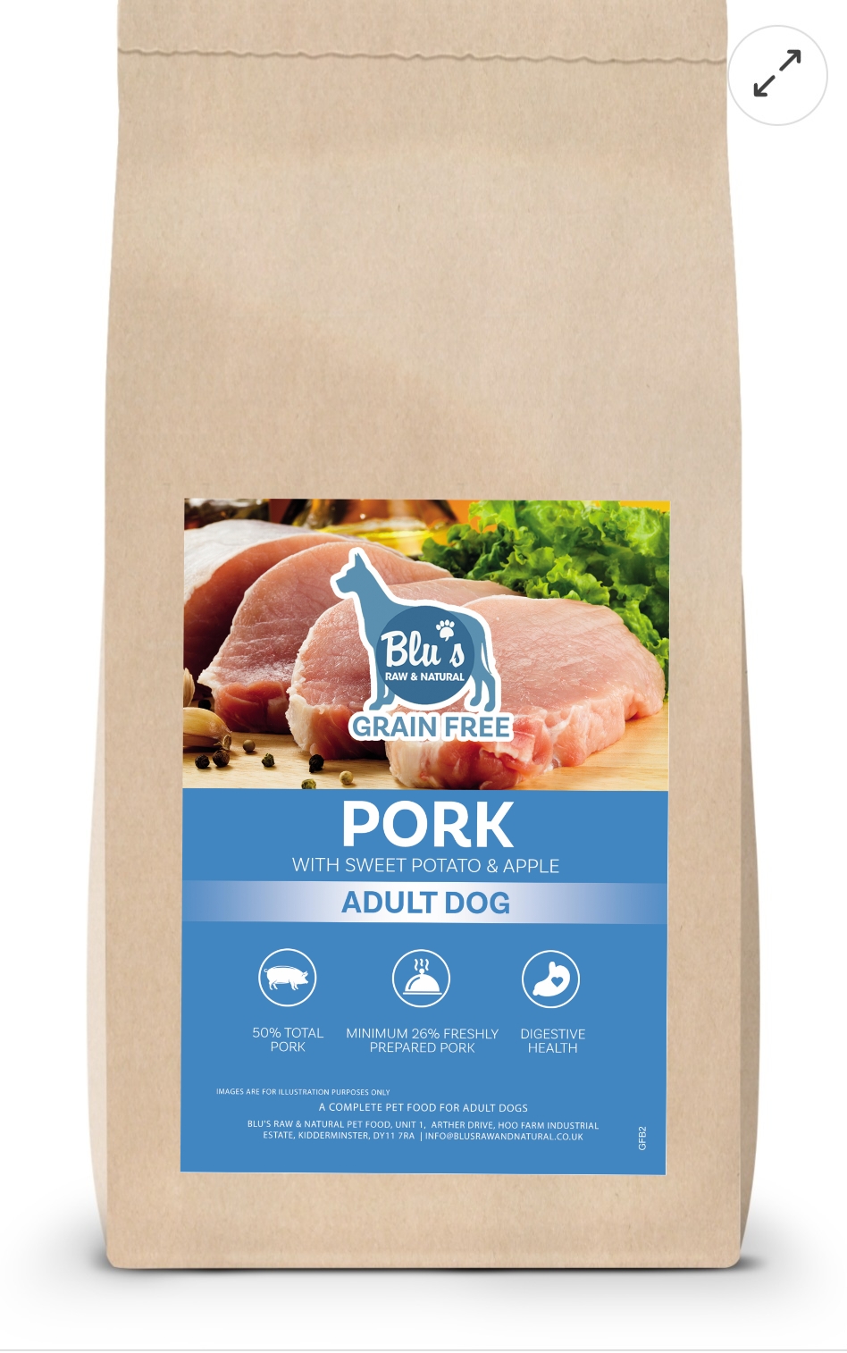 Grain Free Pork with Sweet Potato & Apple