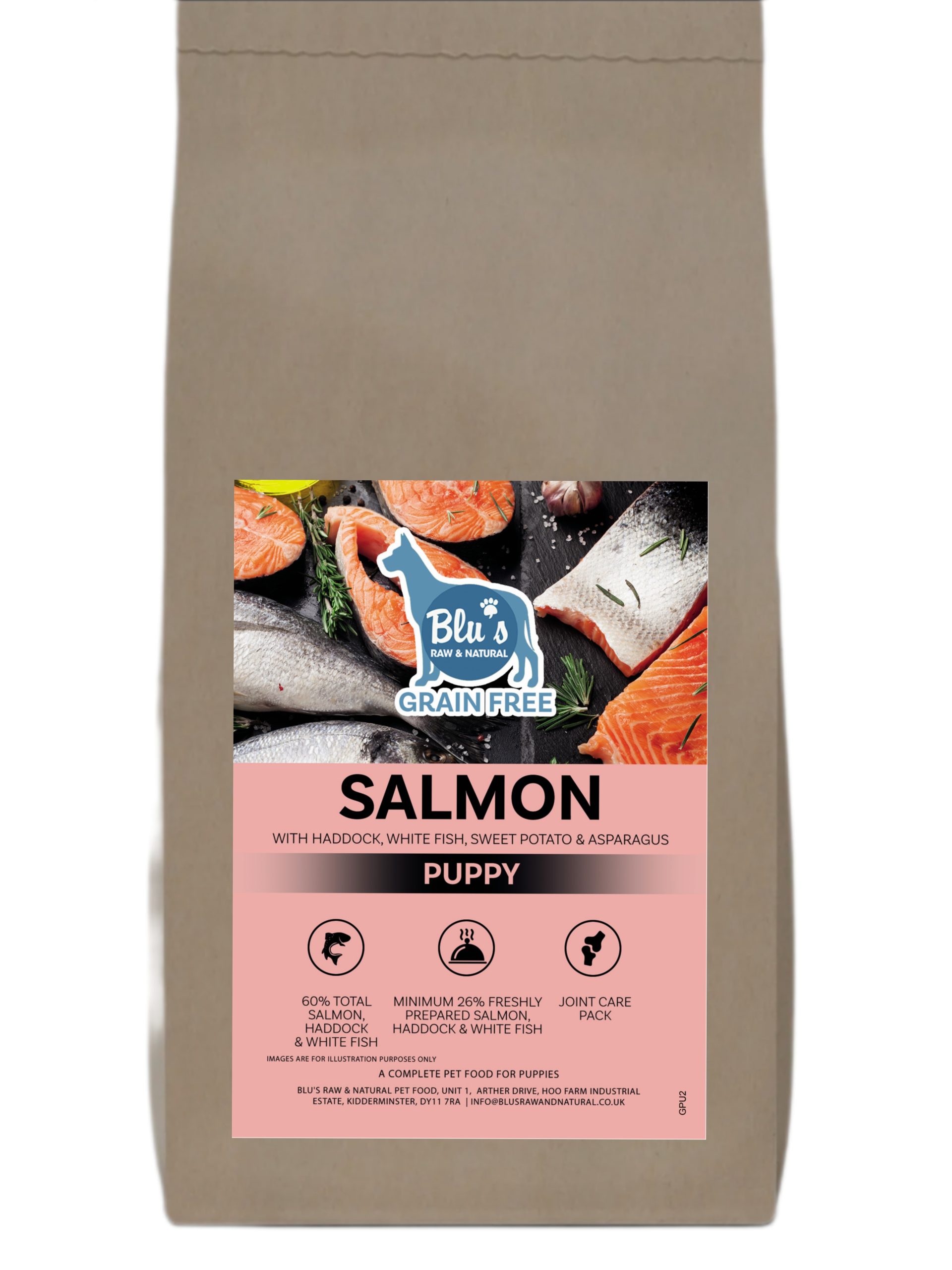 Salmon with Haddock grain free puppy dry