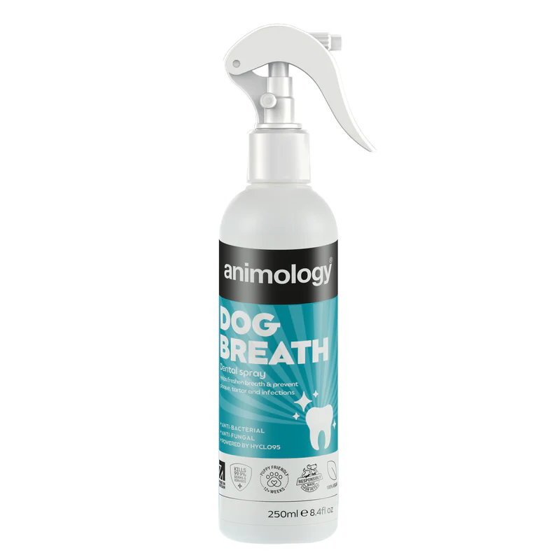 Dog breath spray