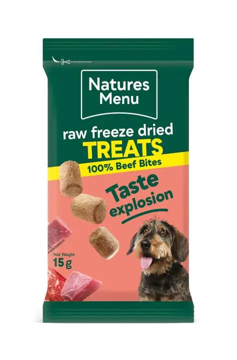 raw freeze dry beef bites
