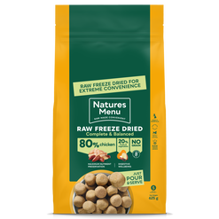 natures menu freeze dry chicken