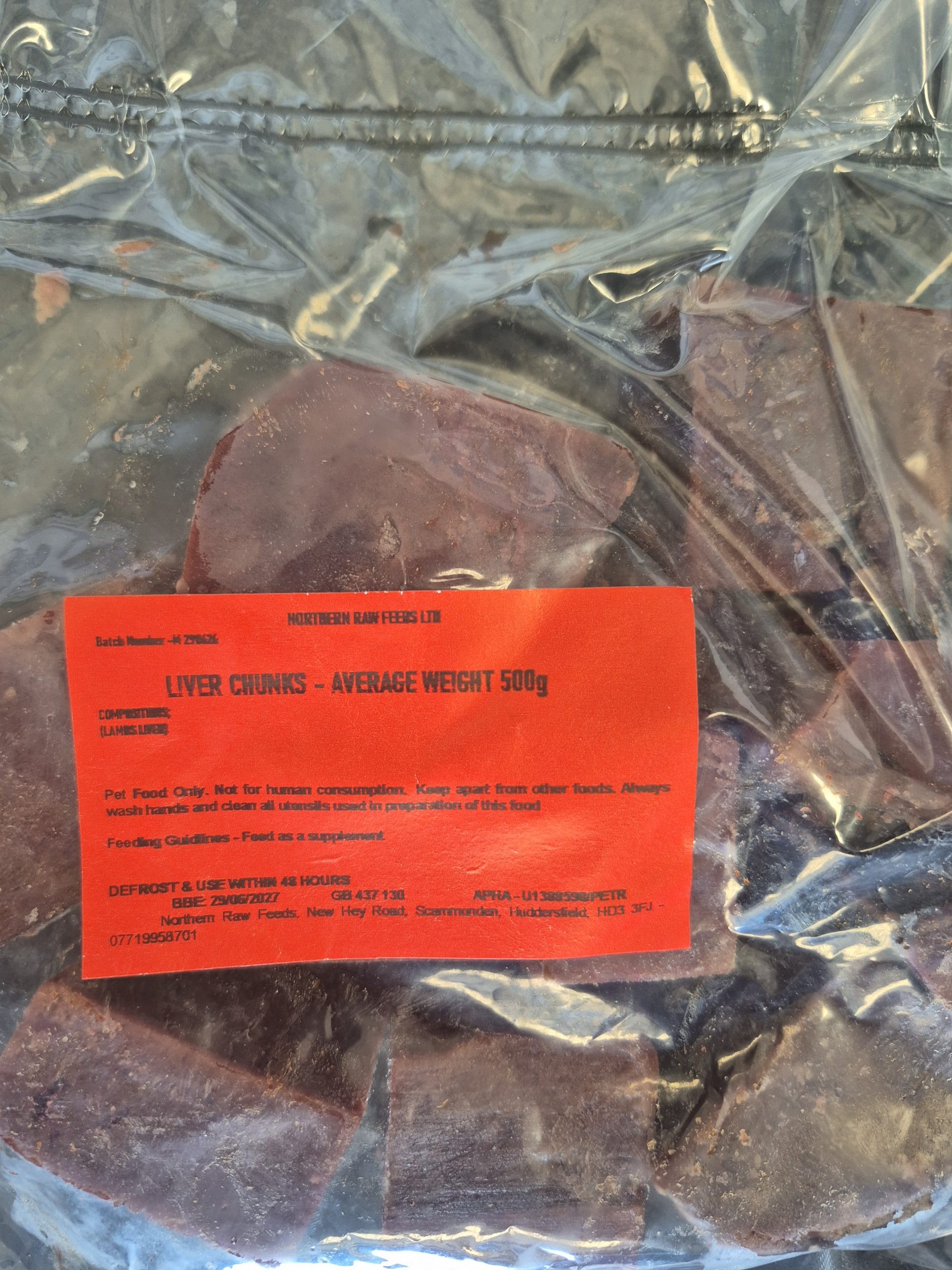 nrf liver chunks
